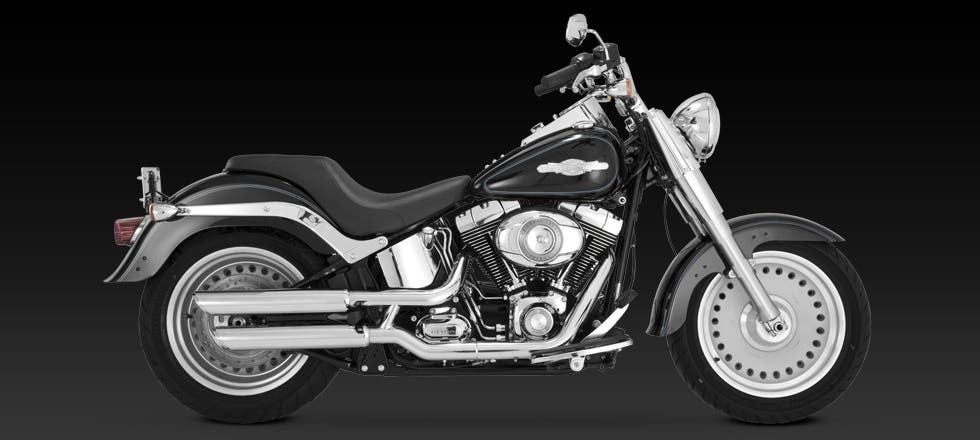 VANCE AND HINES SOFTAIL DEUCE CVO SPRINGER TWIN SLASH VANCE HINES MUFFLERS