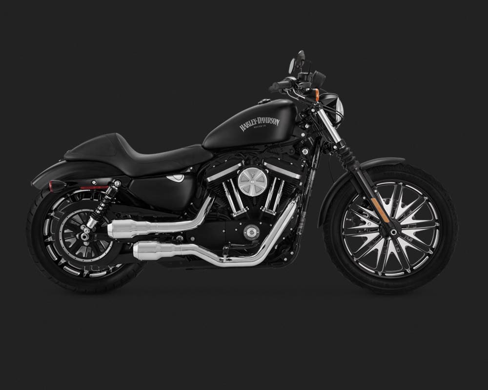 VANCE AND HINES HI-OUTPUT GRENADES EXHAUST SYSTEM FOR XL SPORTSTER