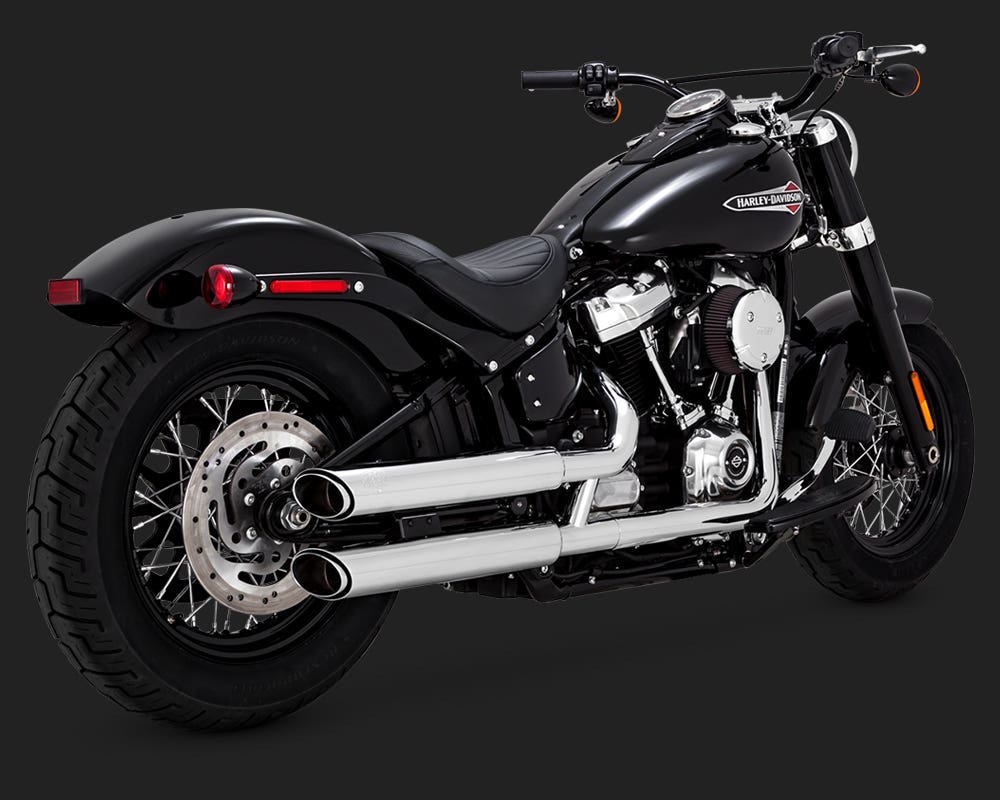 VANCE AND HINES TWIN SLASH 3-INCH SLIP-ONS