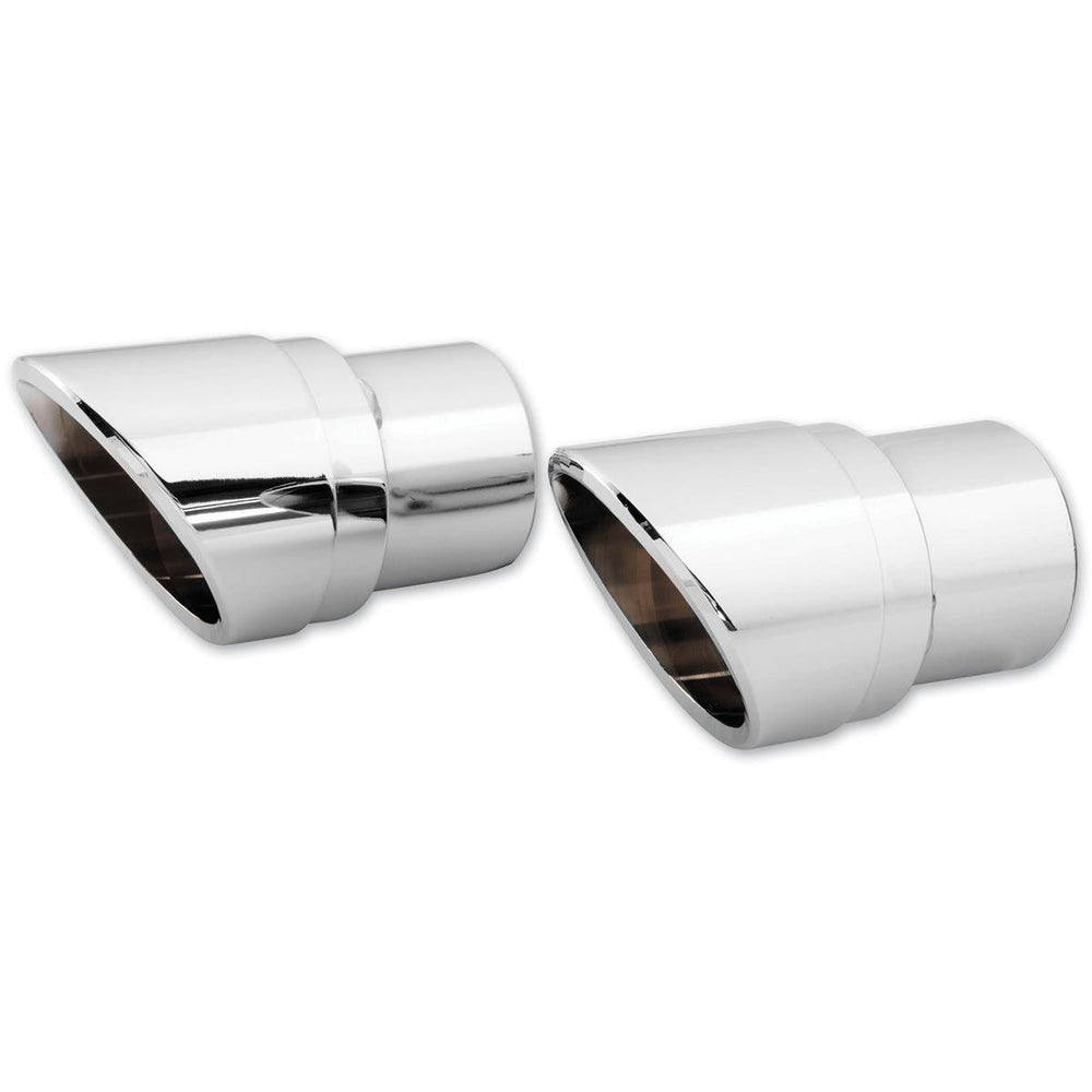 VANCE AND HINES SLASH CUT BILLET END CAPS FOR BIG SHOTS STAGGERED/LONG EXHAUST