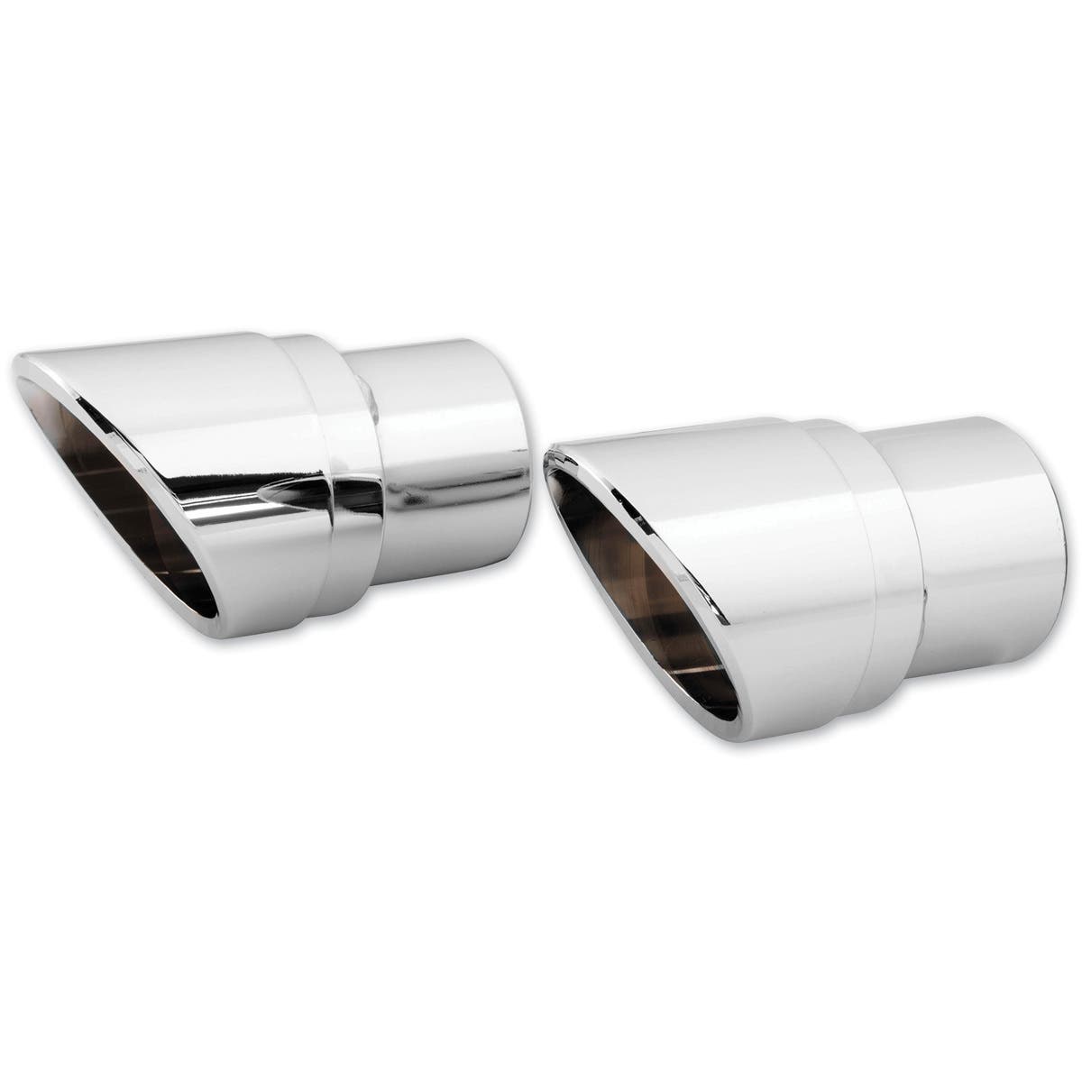 VANCE AND HINES SLASH CUT BILLET END CAPS FOR BIG SHOTS STAGGERED/LONG EXHAUST