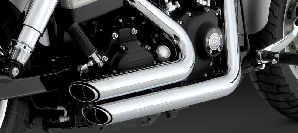 VANCE AND HINES DYNA SHORT SHOTS STAGGERED EXHAUST MUFFLER