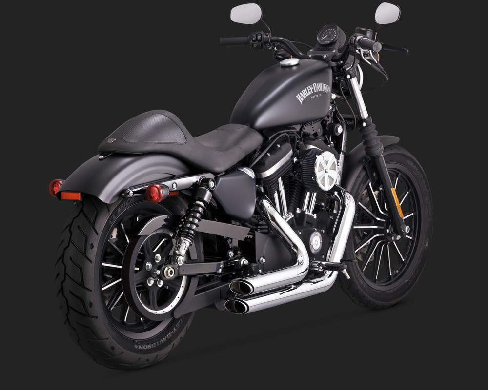 VANCE AND HINES 2014 SPORTSTER SHORTSHOTS STAGGERED