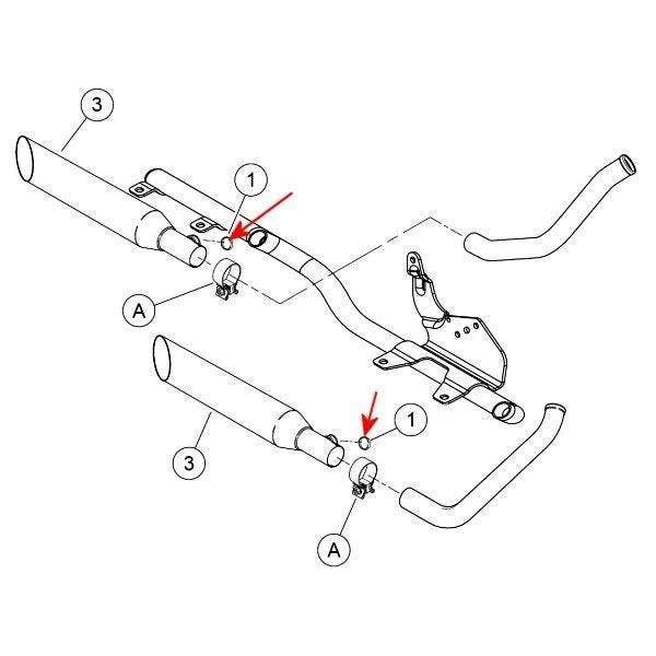 VANCE AND HINES 2014 SPORTSTER SHORTSHOTS STAGGERED