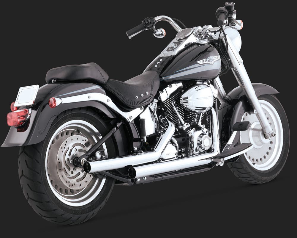 VANCE AND HINES STRAIGHTSHOTS EXHAUST FOR SOFTAIL 86-11 (86-06 MODELS NEED V16925 O2 SENSOR)