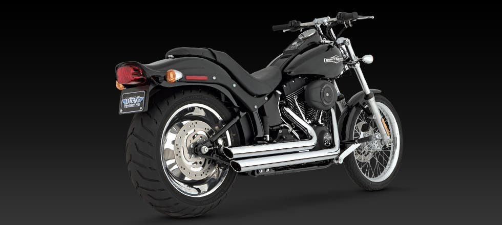 VANCE AND HINES SOFTAIL TO 11 BIG SHOTS EXHAUST