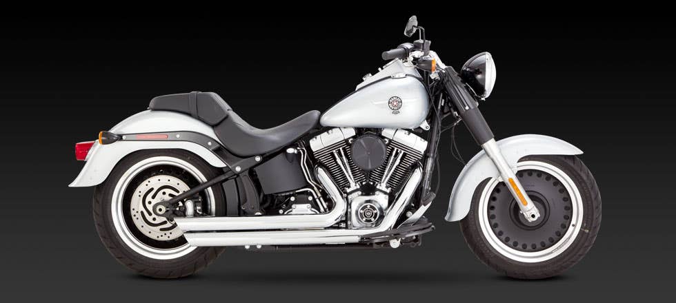 VANCE AND HINES SOFTAIL BIG SHOT EXHAUSTS 2012 ON
