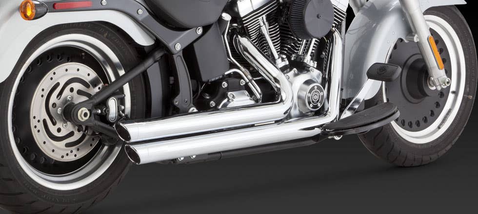 VANCE AND HINES SOFTAIL BIG SHOT EXHAUSTS 2012 ON
