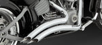 VANCE AND HINES ROCKER & CVO BIG RADIUS EXHAUST MUFFLERS