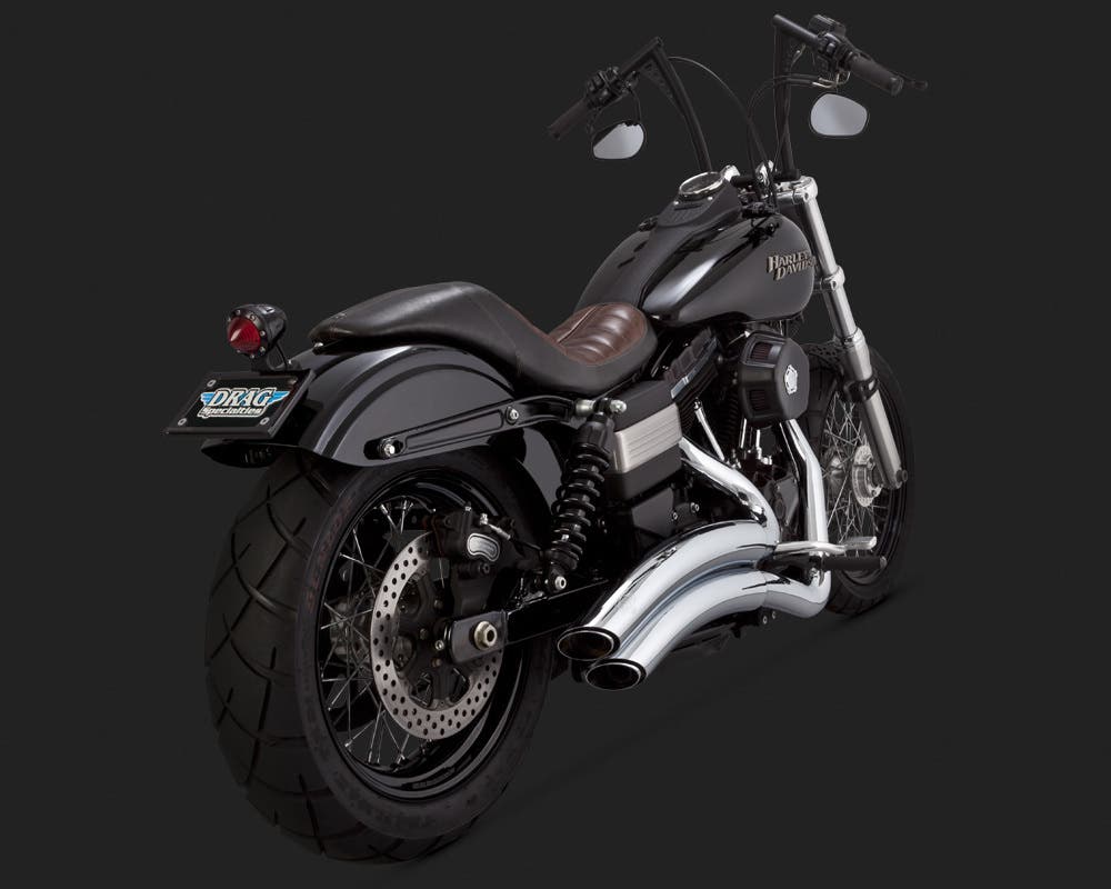 VANCE AND HINES SUPER RADIUS EXHAUST FOR DYNA 06-15 (EXCLUDES SWITCHBACK)CC1I