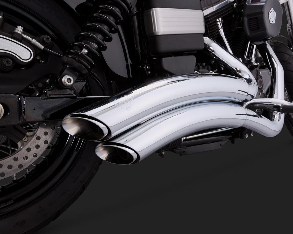 VANCE AND HINES SUPER RADIUS EXHAUST FOR DYNA 06-15 (EXCLUDES SWITCHBACK)CC1I