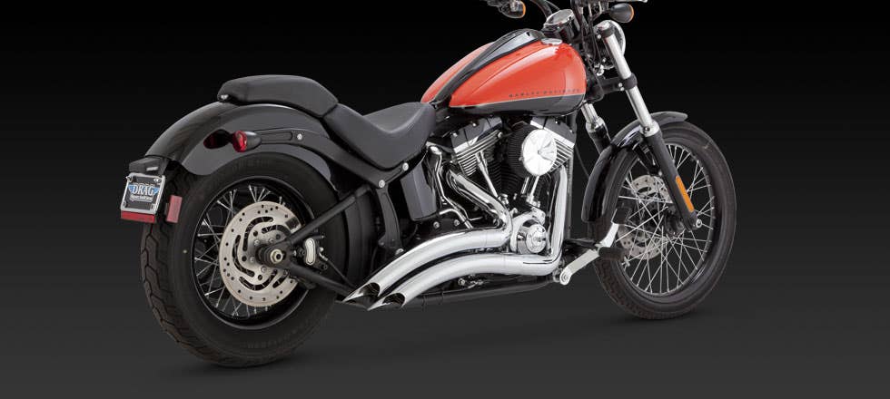 VANCE AND HINES 2012 SOFTAIL BIG RADIUS 2-2 FULL SYSTEM