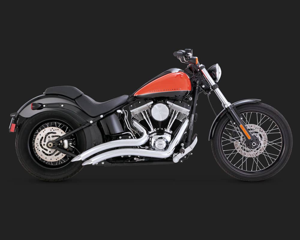 VANCE AND HINES 2012 SOFTAIL BIG RADIUS 2-2 FULL SYSTEM