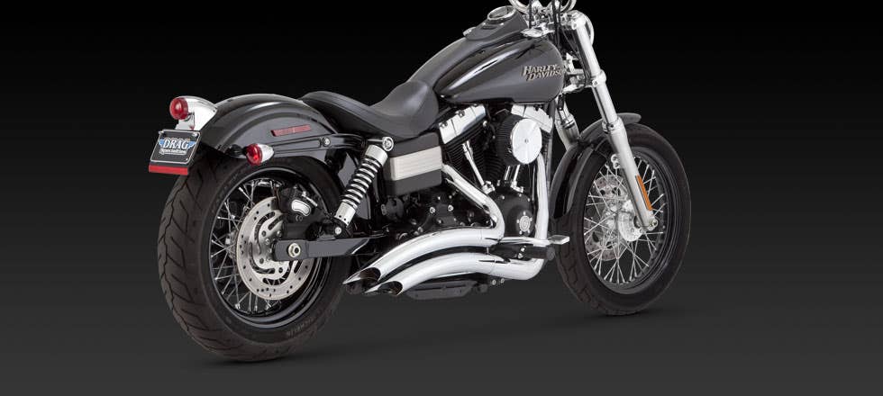 VANCE AND HINES 2012 DYNA BIG RADIUS 2-2 FULL SYSTEM