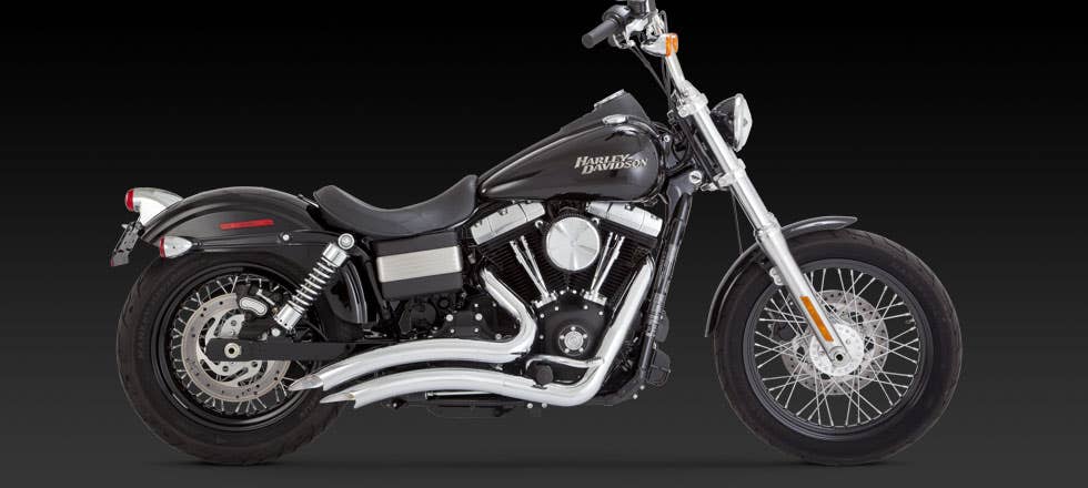 VANCE AND HINES 2012 DYNA BIG RADIUS 2-2 FULL SYSTEM