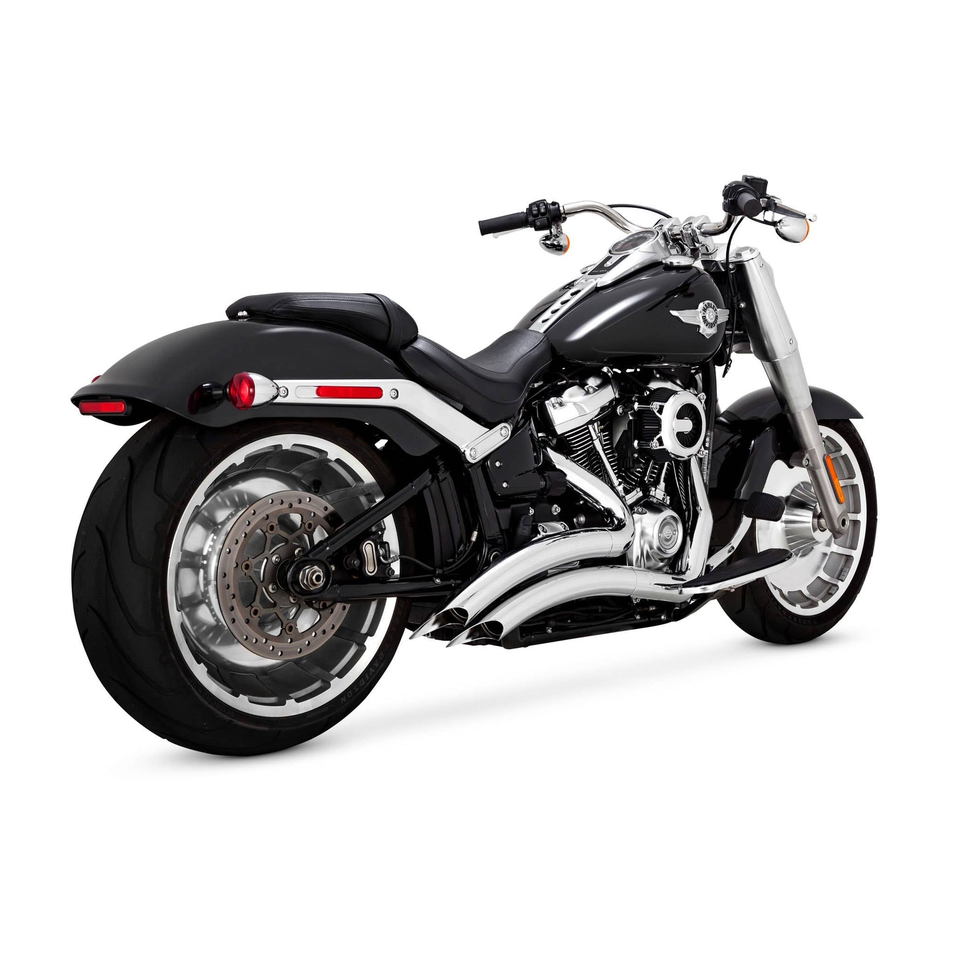 VANCE AND HINES BIG RADIUS 2-2 PCX CHROME SOFTAIL 18-23 (FITS: FATBOY + BREAKOUT + FXDR)