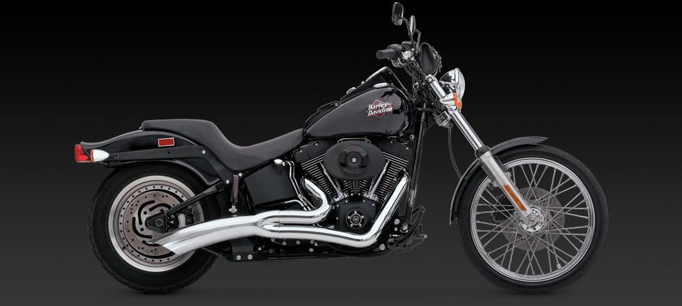 VANCE AND HINES SOFTAIL BIG RADIUS 2-1 EXHAUST