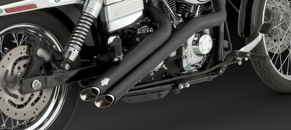 VANCE AND HINES SIDE SHOTS DYNA EXHAUST MUFFLERS