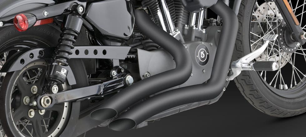 VANCE AND HINES SPORTSTER TO 13 BIG RADIUS EXHAUST