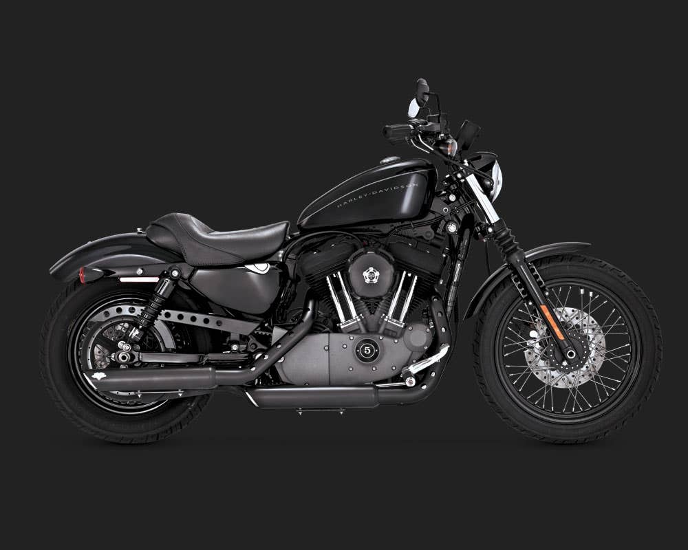 VANCE AND HINES DYNA 2012+ BIG RADIUS EXHAUST