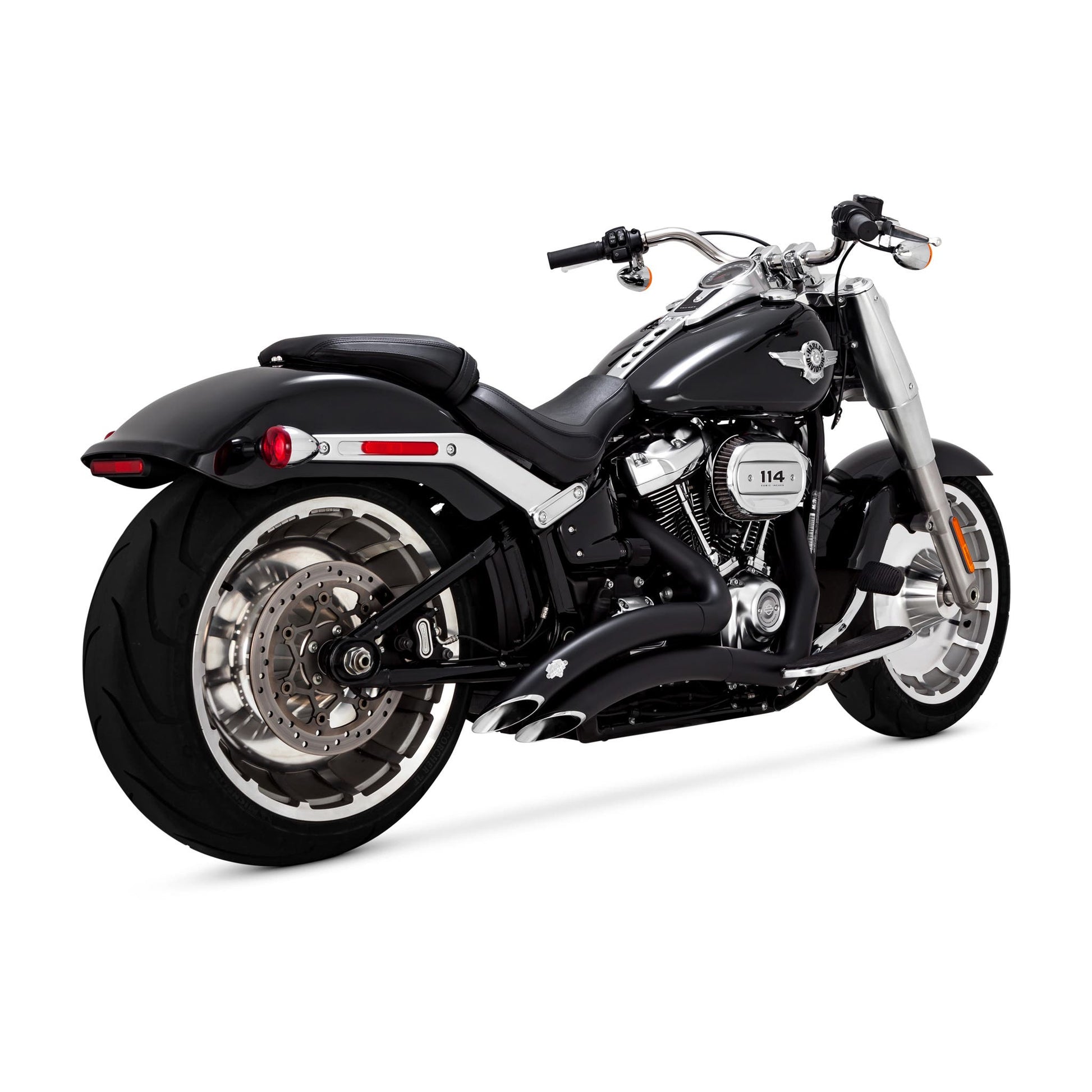 VANCE AND HINES BIG RADIUS 2-2 PCX BLACK SOFTAIL 18-23 (FITS: FATBOY + BREAKOUT + FXDR)