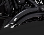 VANCE AND HINES BIG RADIUS 2-2 PCX BLACK SOFTAIL 18-23 (EXC FXSB/FLSTF)