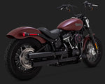 VANCE AND HINES ELIMINATOR 300 SLIP-ONS BLACK FOR SOFTAIL 2018 (EXC FXFBFLDEFLHC-ALL)
