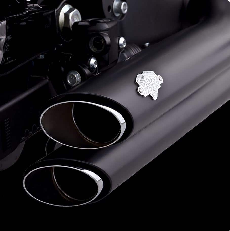 VANCE AND HINES SHORTSHOTS STAGGERED EXHAUST BLACK FOR SPORTSTER 04-13 04-06 MODELS NEED V16925
