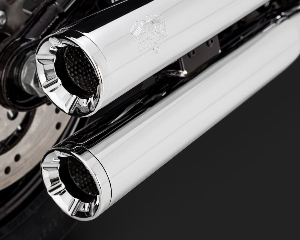 VANCE AND HINES SOFTAIL SHORT SHOTS STAGGERED EXHAUST
