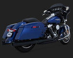 VANCE AND HINES DRESSER DUALS HEAD PIPES BLACK FOR TOURING 17-18