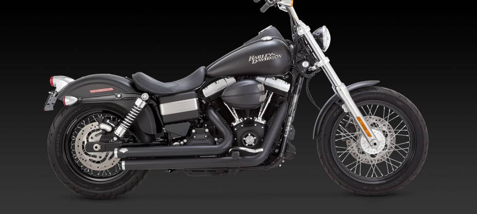 VANCE AND HINES DYNA 2012+ BIG SHOT EXHAUST SYSTEM