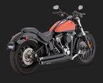 VANCE AND HINES BIG SHOTS STAGGERED EXHAUST SYSTEM FOR SOFTAIL
