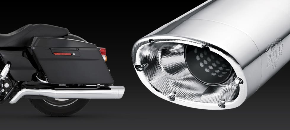 VANCE AND HINES BIG SHOTS STAGGERED EXHAUST SYSTEM FOR SOFTAIL