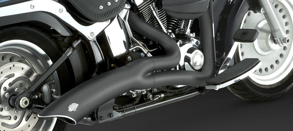 VANCE AND HINES EXHAUSTS BIG RADIUS 2-1 12+ SOFTAIL