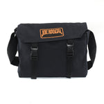 Joe Rascal Canvas Messenger Bag - Black