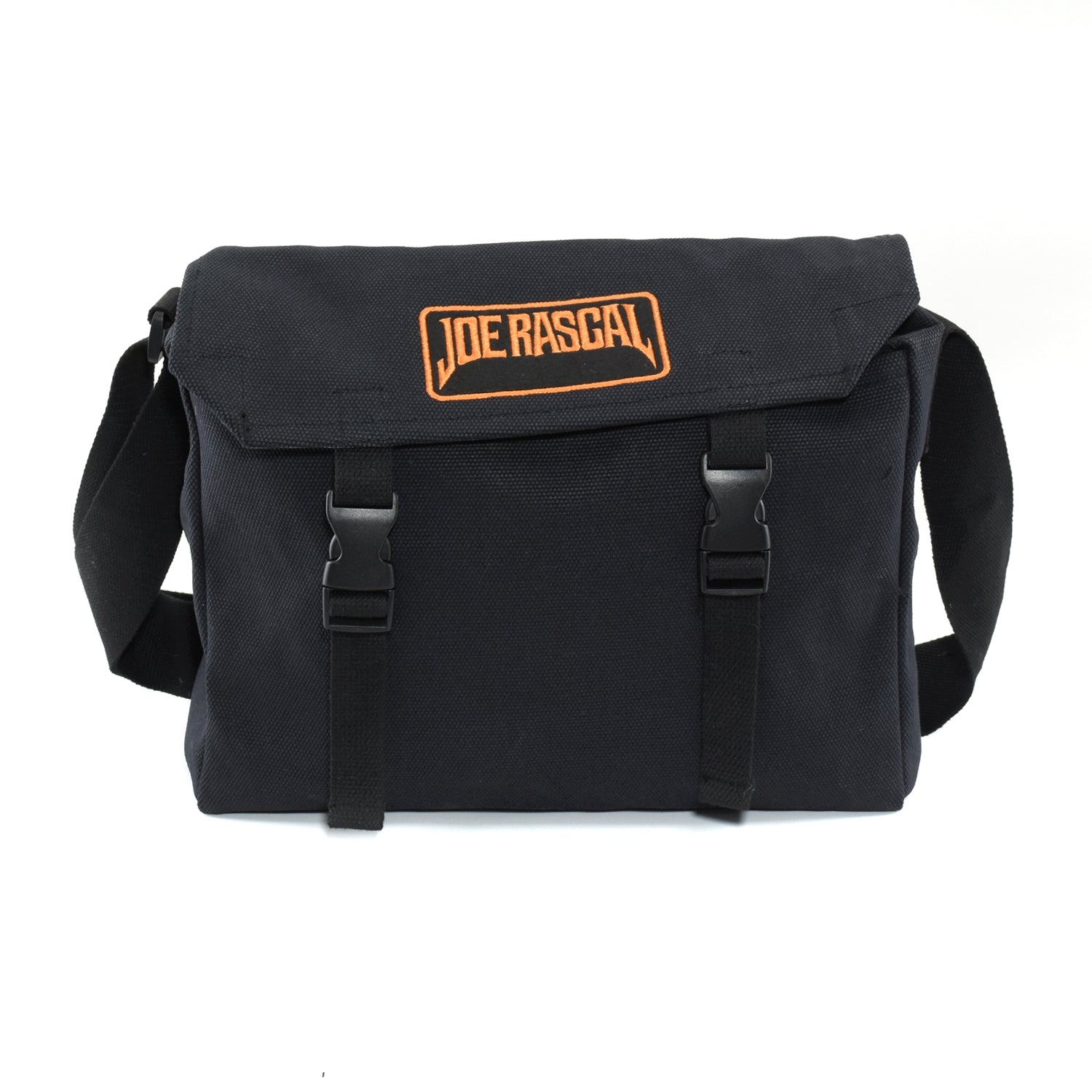 Joe Rascal Canvas Messenger Bag - Black