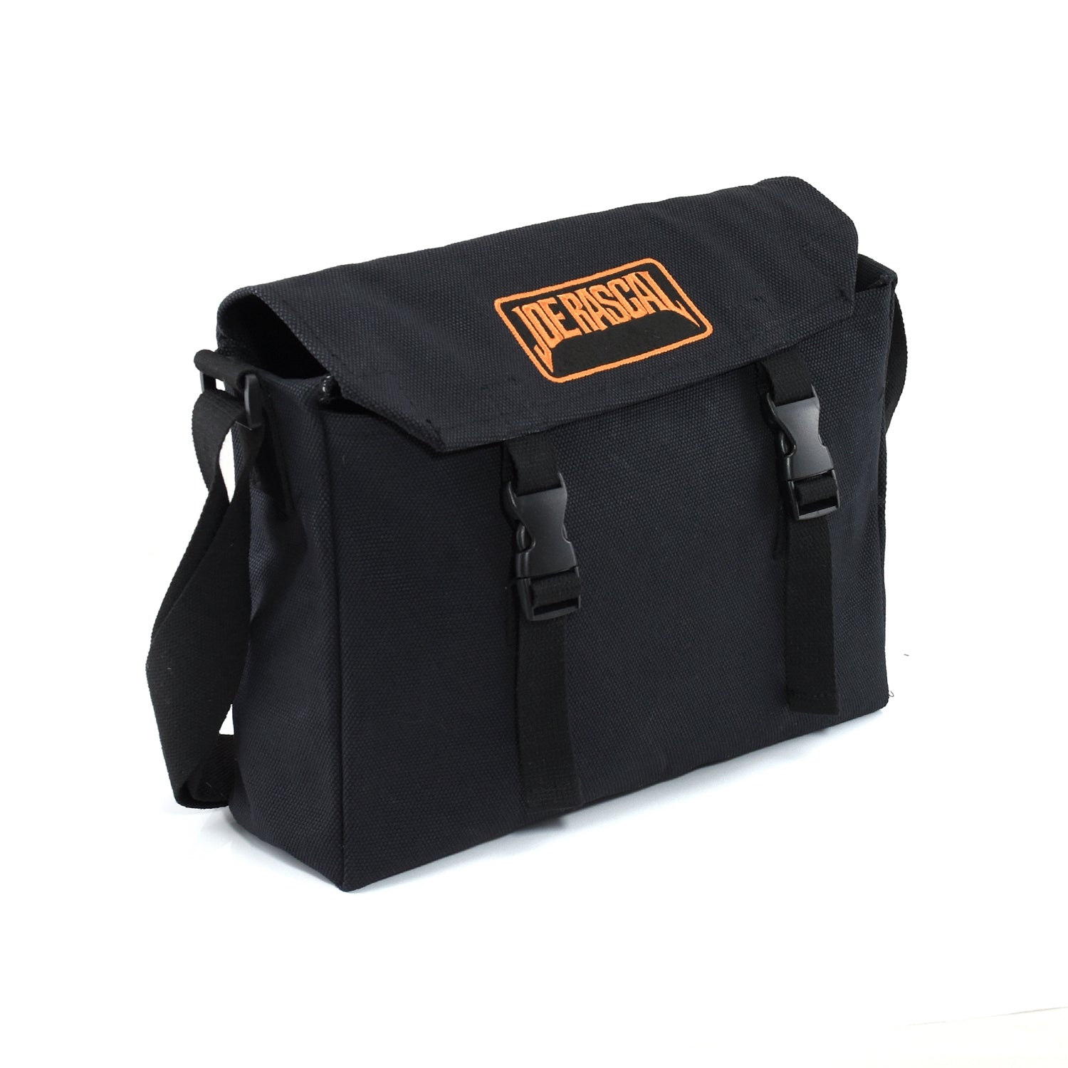 Joe Rascal Canvas Messenger Bag - Black