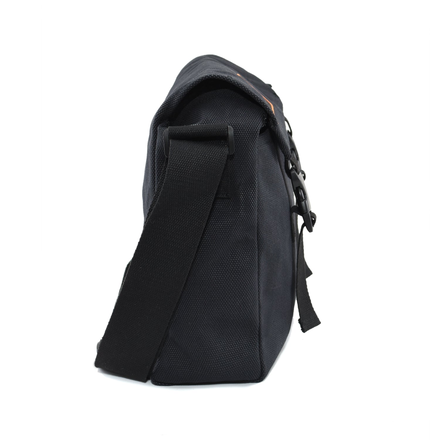 Joe Rascal Canvas Messenger Bag - Black