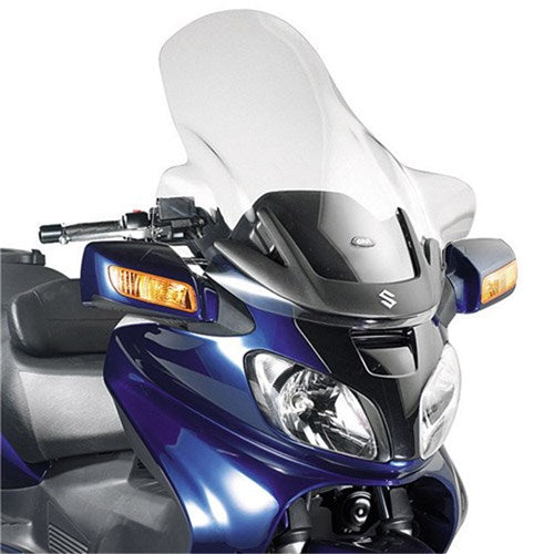 GIVI WINDSCREEN TRANSPARENT - SUZUKI AN650 BURGMAN 05-12 (ELECTRIC)