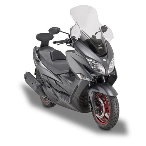 GIVI WINDSCREEN TRANSPARENT - SUZUKI BURGMAN 400 17-