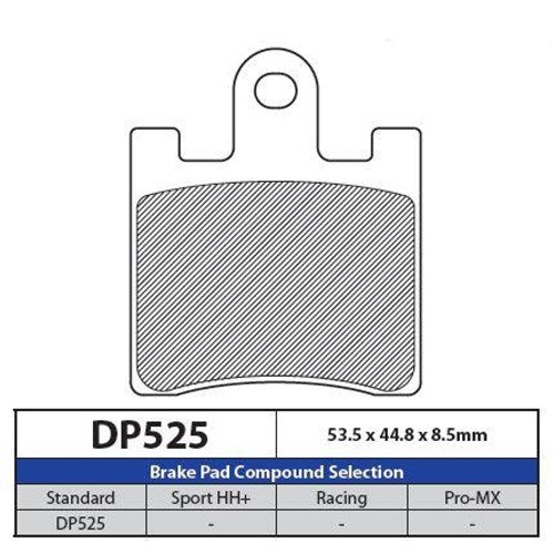 DP SINTERED BRAKE PADS (FA423/4 / FDB2085)