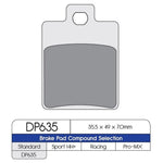 DP SINTERED BRAKE PADS (FA260|FDB2057)
