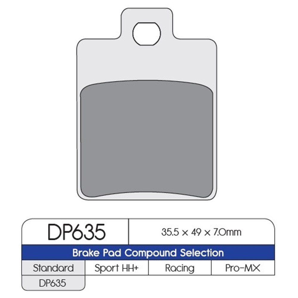 DP SINTERED BRAKE PADS (FA260|FDB2057)