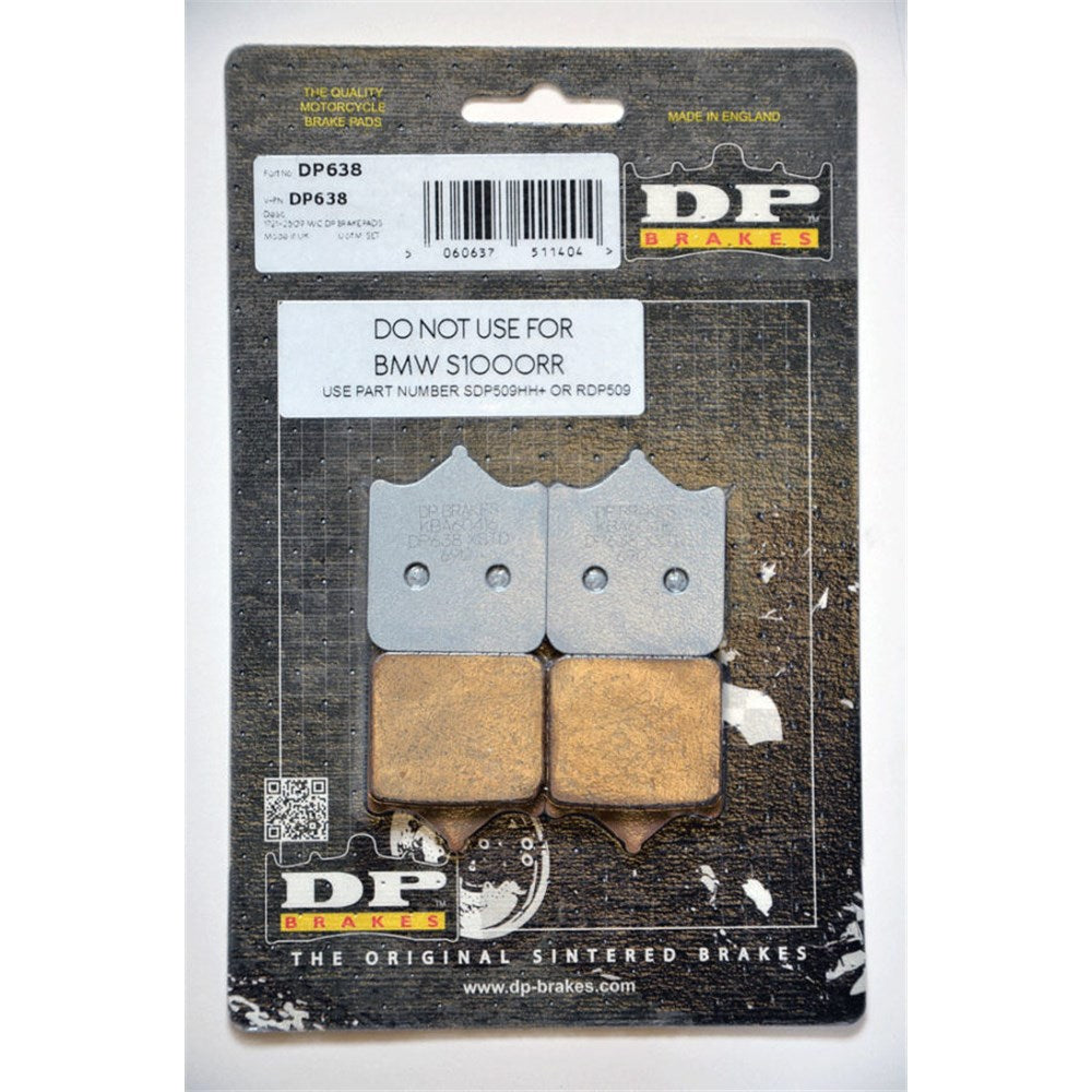 DP SINTERED BRAKE PADS (FA322/4 / FDB2120)