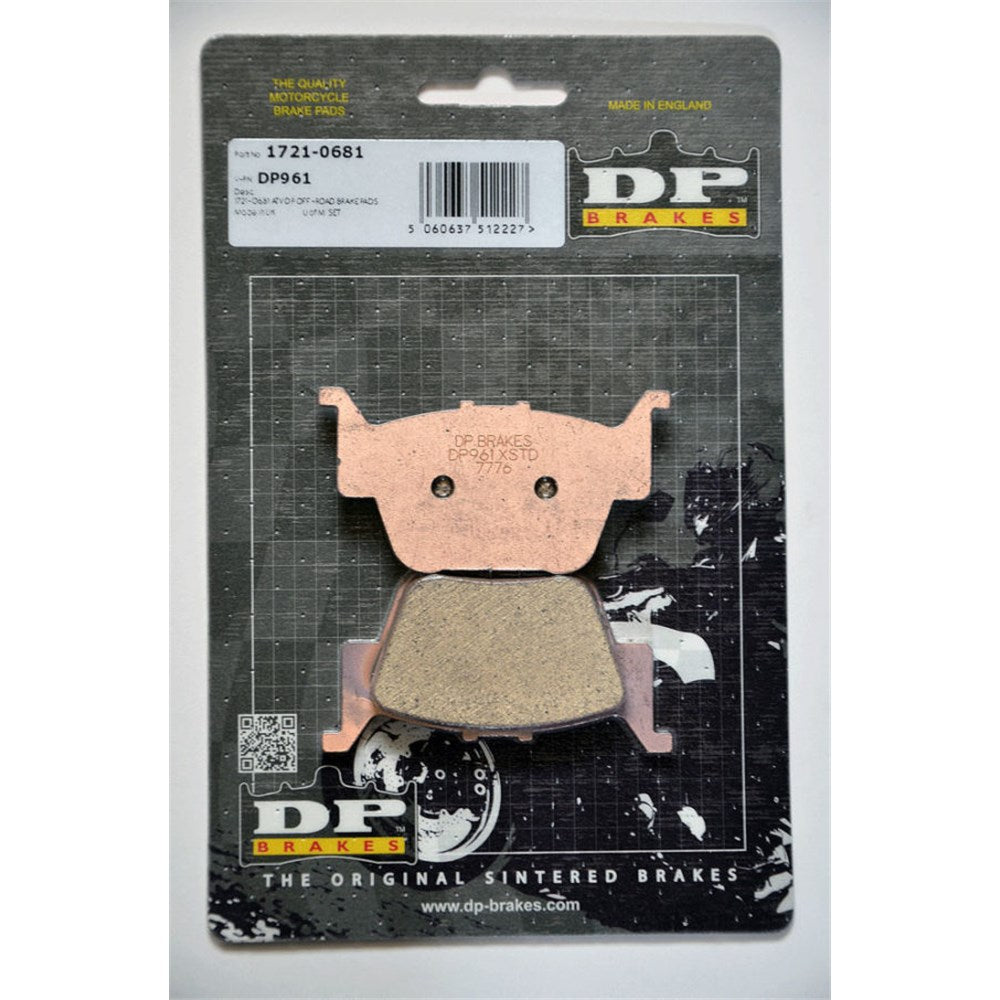DP SINTERED BRAKE PADS (FA714 / FDB182)