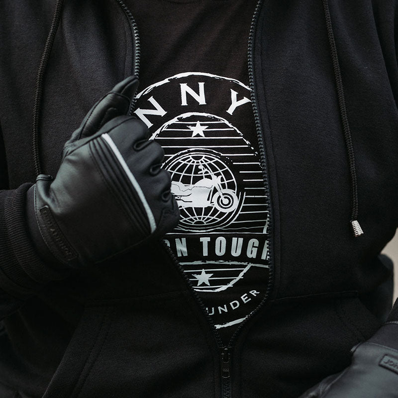 Johnny Reb Distressed Logo T-Shirt - Black - product image 2