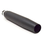EMGO MUFFLER TAPERED TURBO FLAT BLK