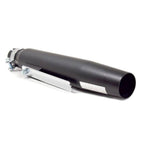 EMGO MUFFLER TAPERED TURBO FLAT BLK