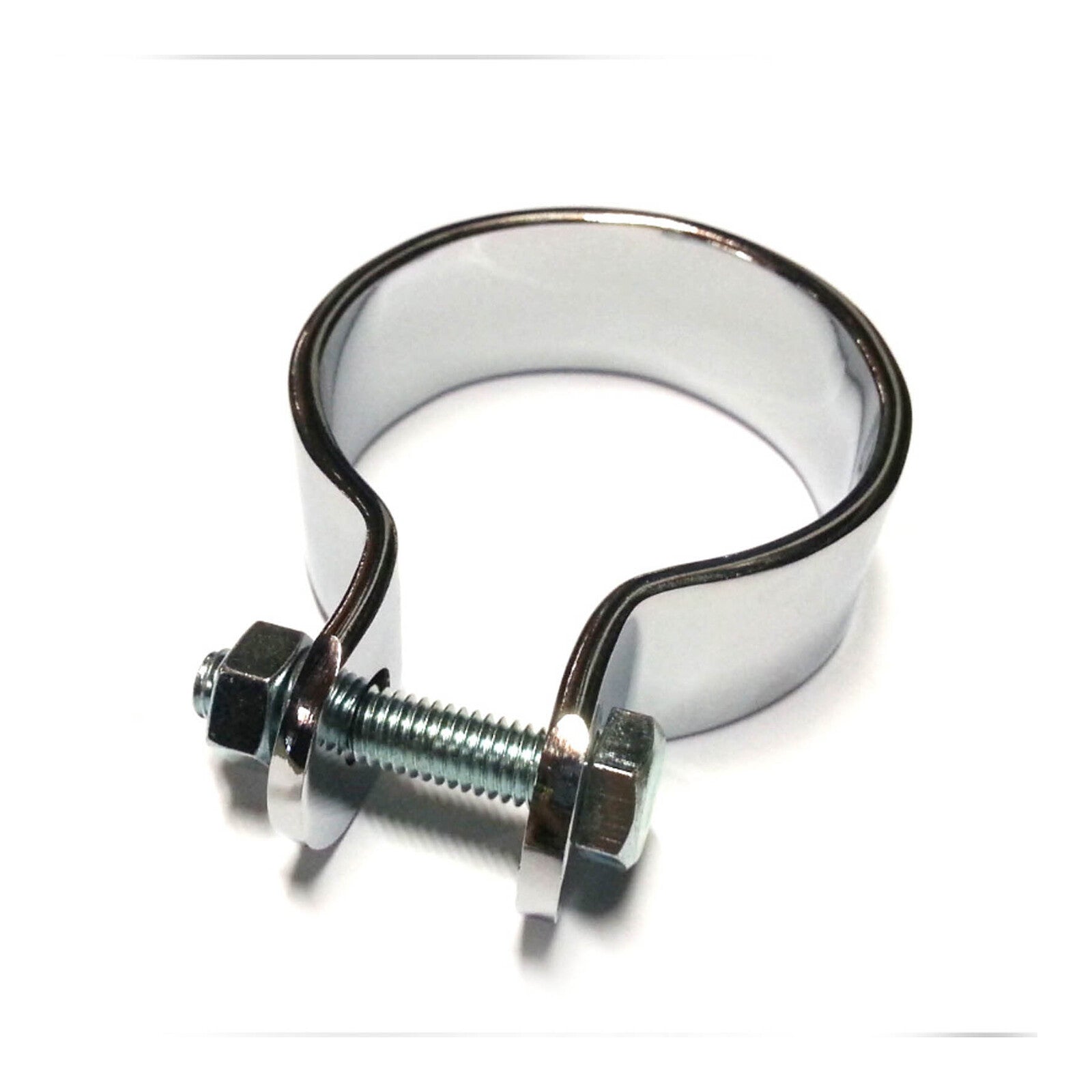 Whites Chrome Exhaust Clamp