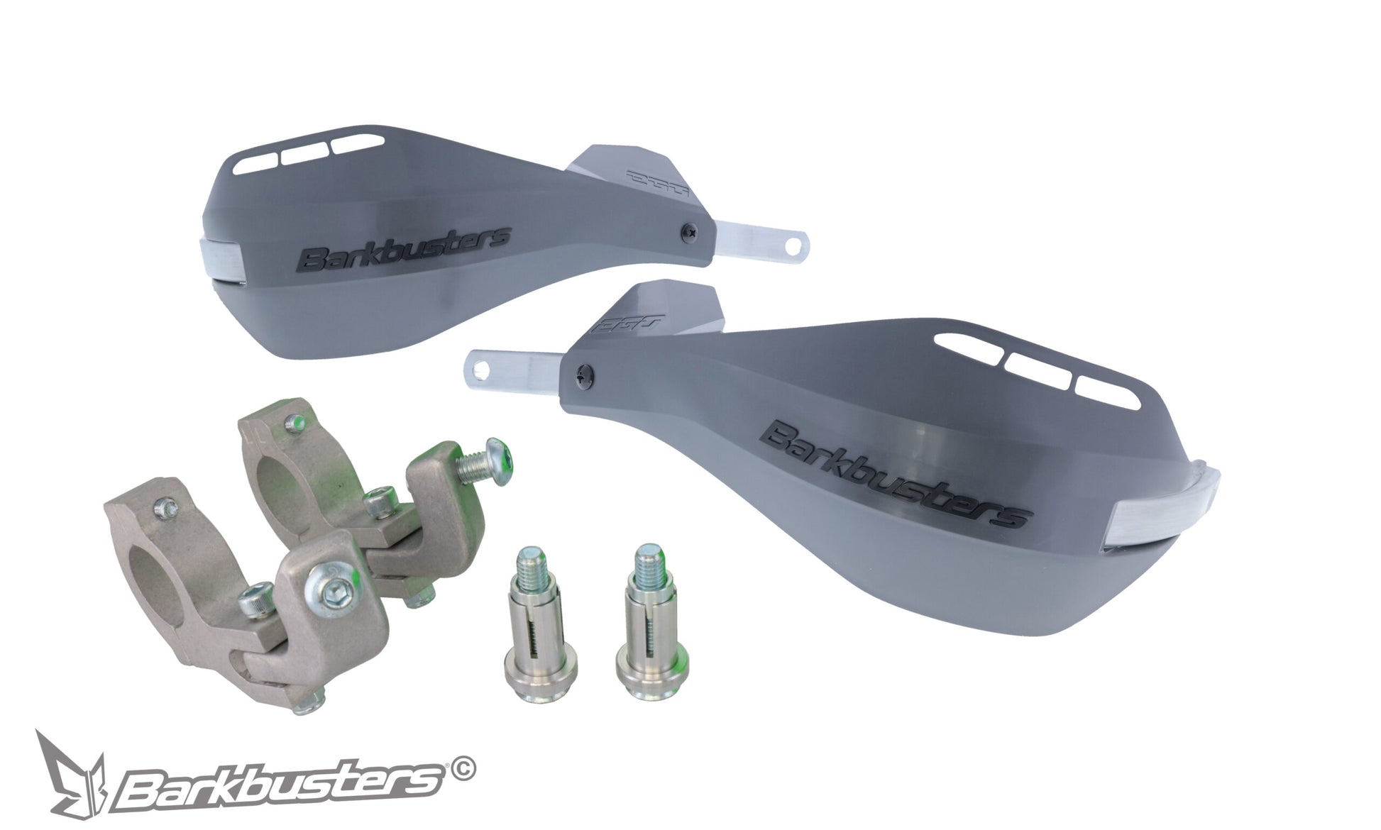 Barkbusters - NEW GREY EGO HANDGUARD - with Multi Fit Tapered Clamps
